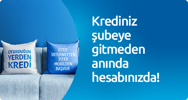 Yapı Kredi Mobilden ve İnternetten Anında Şubesiz Kredi