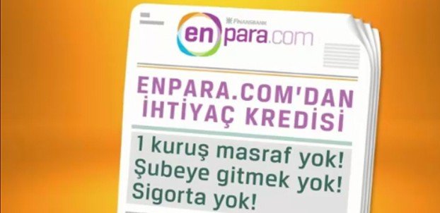 Enpara 60.000 TL İhtiyaç Kredisi 60 Ay’ a kadar Vade
