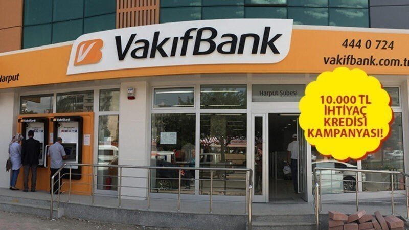 Vakıfbank 3 Ayda 1 Ödemeli ve 6 Ay Ertelemeli Kredi